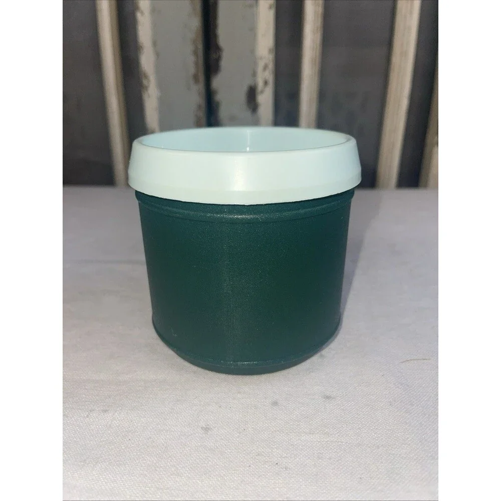 Vintage Aladdin Stanley 12 oz Insulated Coffee Cup Mug No. S12 Green Made in USA